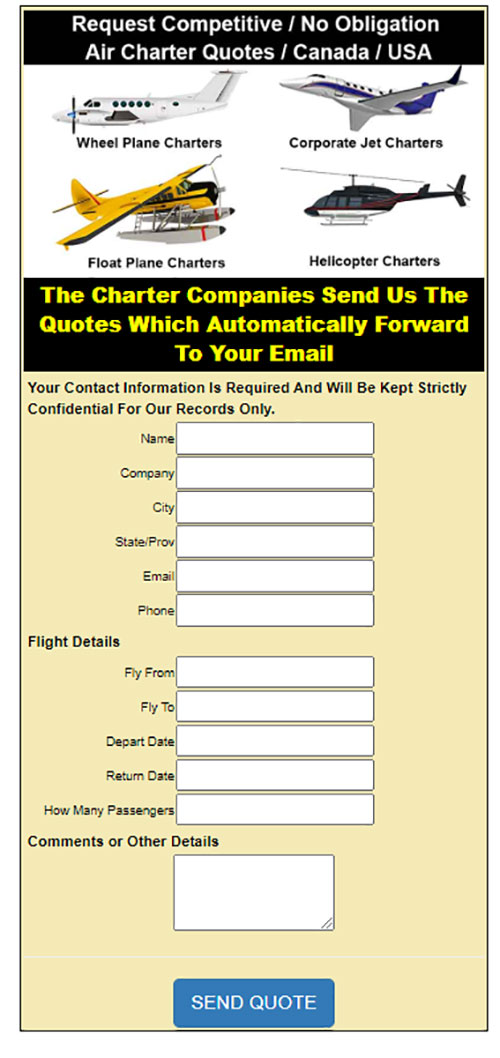 Charter Flight Network/Charter Flights Canada